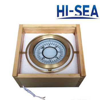 Brass Marine Compass in Wooden Box1.jpg